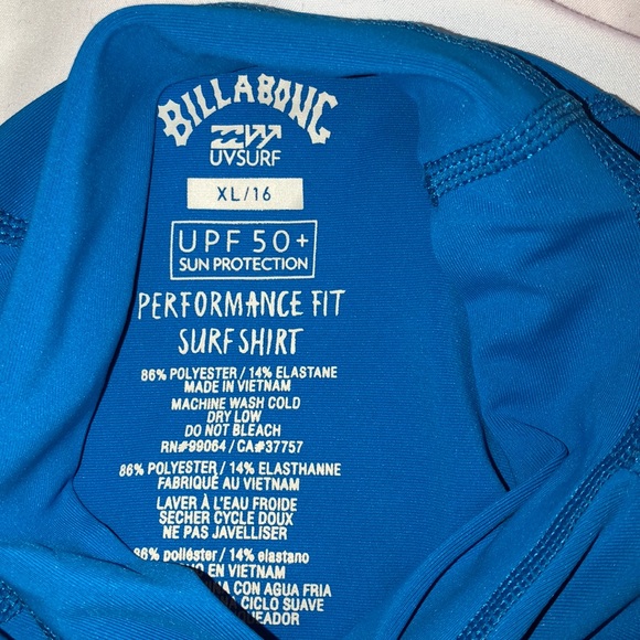 Billabong rash guard for men XL upf 50+ - Picture 10 of 11